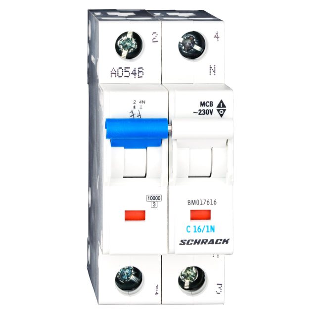 Sicherungsautomat, Kennlinie C, 16A, 1+N, 10kA