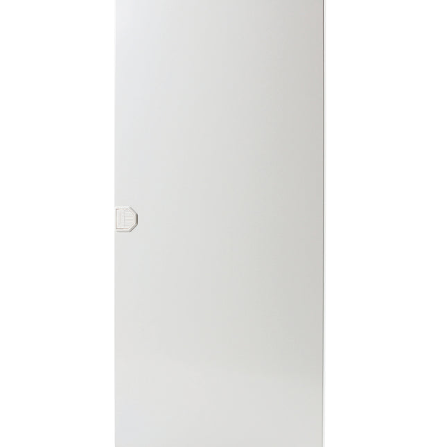 Stahlblechtüre zu AP-Verteiler 4-reihig