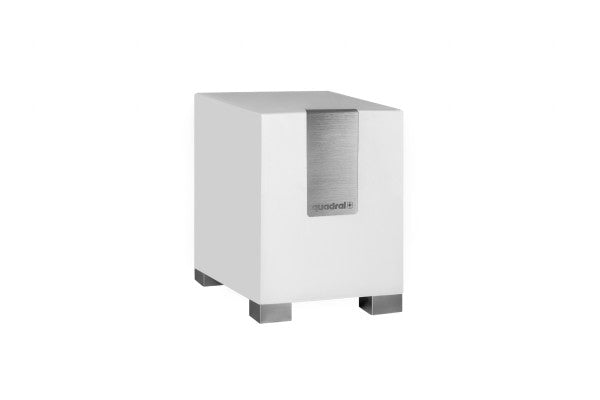 QUBE CS10 Active Subwoofer White Seidenglanz 610113