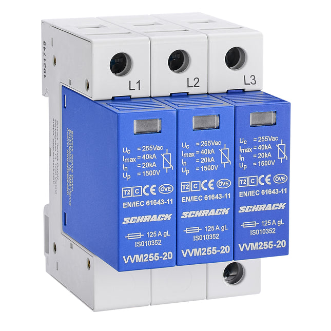 Überspannungsableiterset 3+0 für TN-C System, Klasse T2(C)