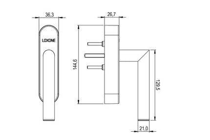 Fenstergriff Air 100177